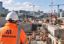 MetroLink caută mii de muncitori. Proiectul are nevoie de 8.000 de oameni. Șantier MetroLink în construcție în Irlanda