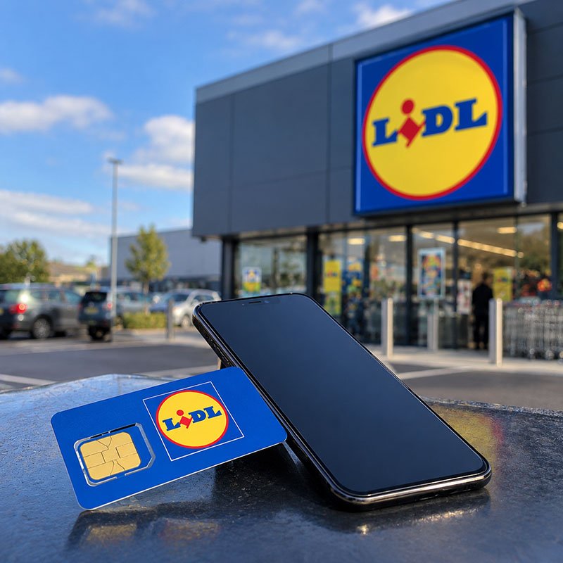 cartela SIM Lidl pentru telefonie mobilă