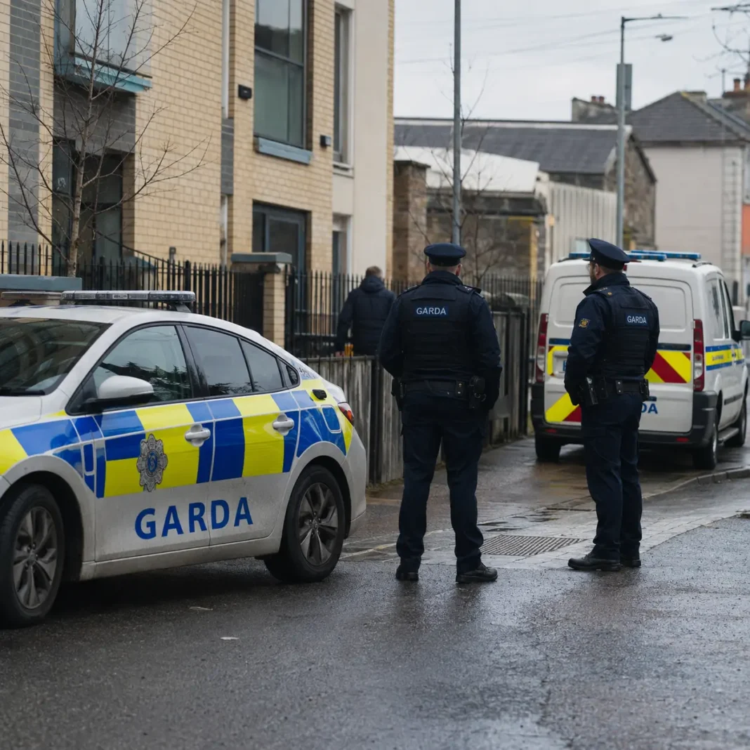 Polițiști Garda în operațiune antidrog în Cork
