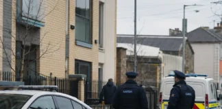 Polițiști Garda în operațiune antidrog în Cork