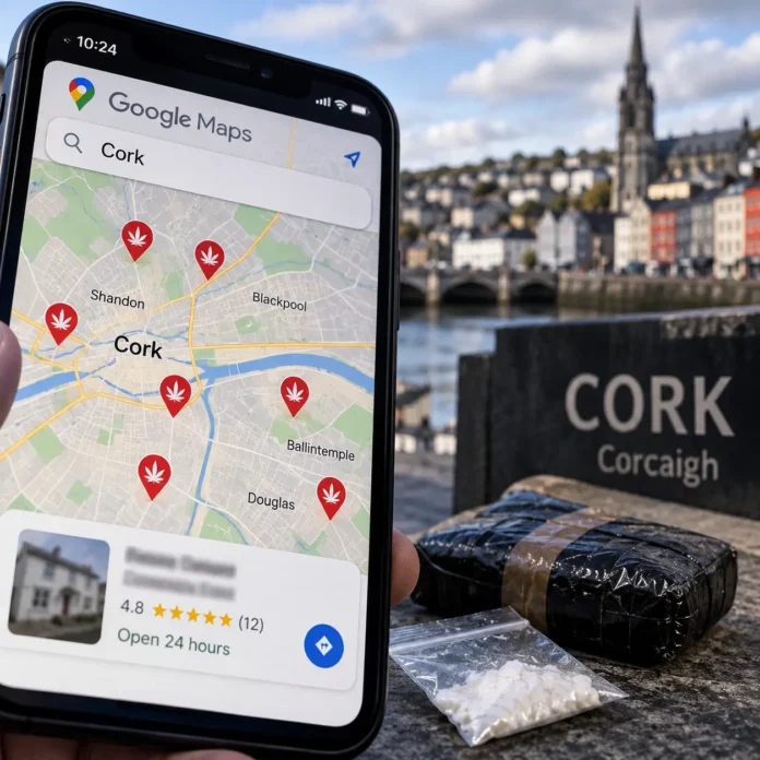 Adrese rezidențiale din Cork pe Google Maps