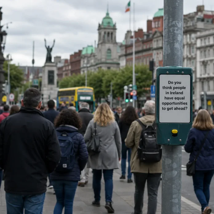 grafic sondaj încredere egalitate șanse Irlanda