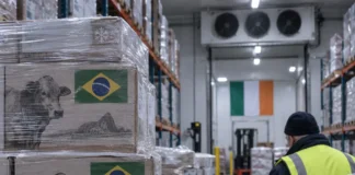 Depozit cu carne de vită în Irlanda