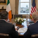 Irlanda îi va pune lui Trump pe masă Gaza și marile crize internaționale la întâlnirea de la Dublin Farmleigh House Dublin întâlnire oficială
