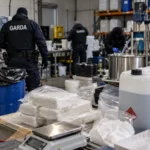 Primul laborator de procesare a cocainei descoperit în Irlanda, legat de cartelul Kinahan laborator mobil pentru procesarea cocainei