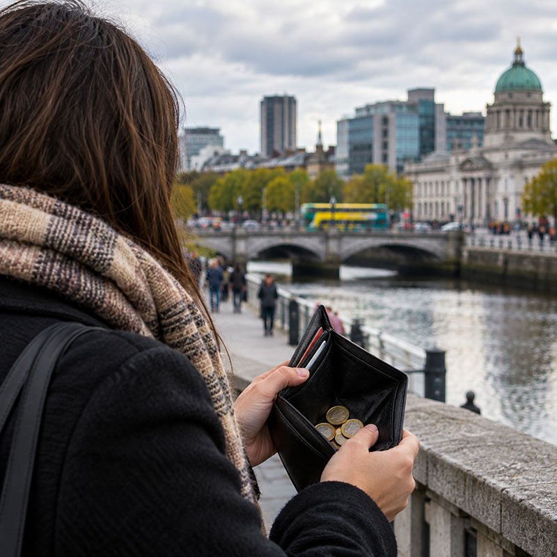 grafic creștere salariu și costuri trai Irlanda