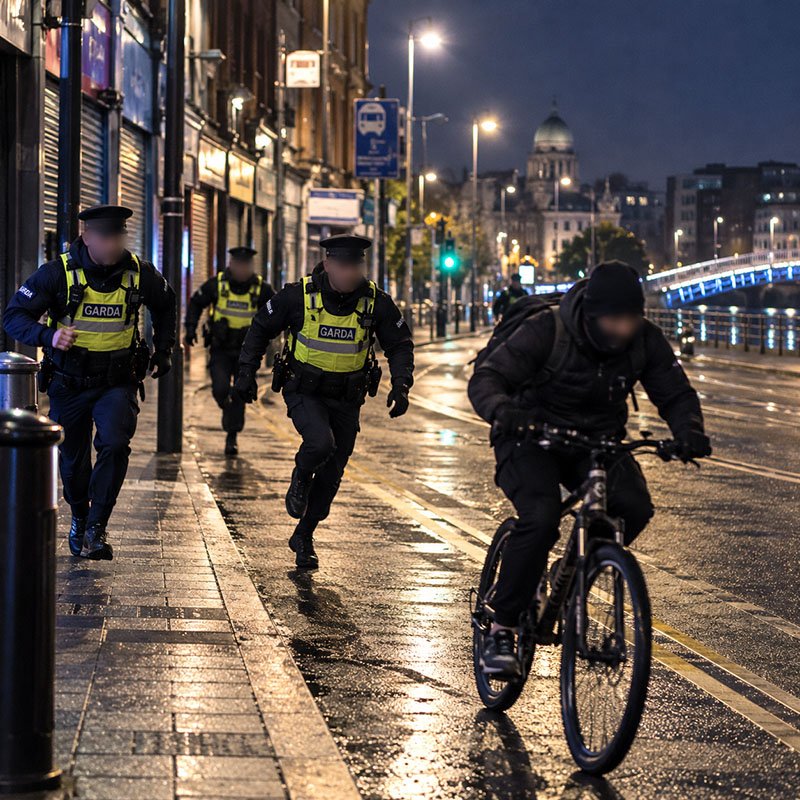 râu Liffey în centrul Dublinului