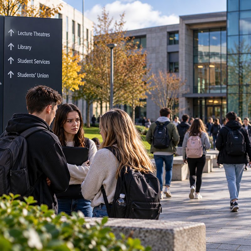 campus universitar din Irlanda