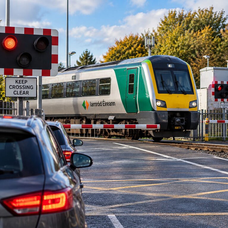 tren de probă pe linia ferată Limerick-Foynes