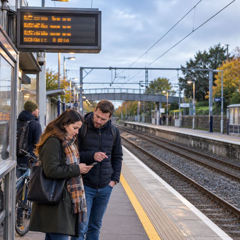 tren DART stație în Dublin