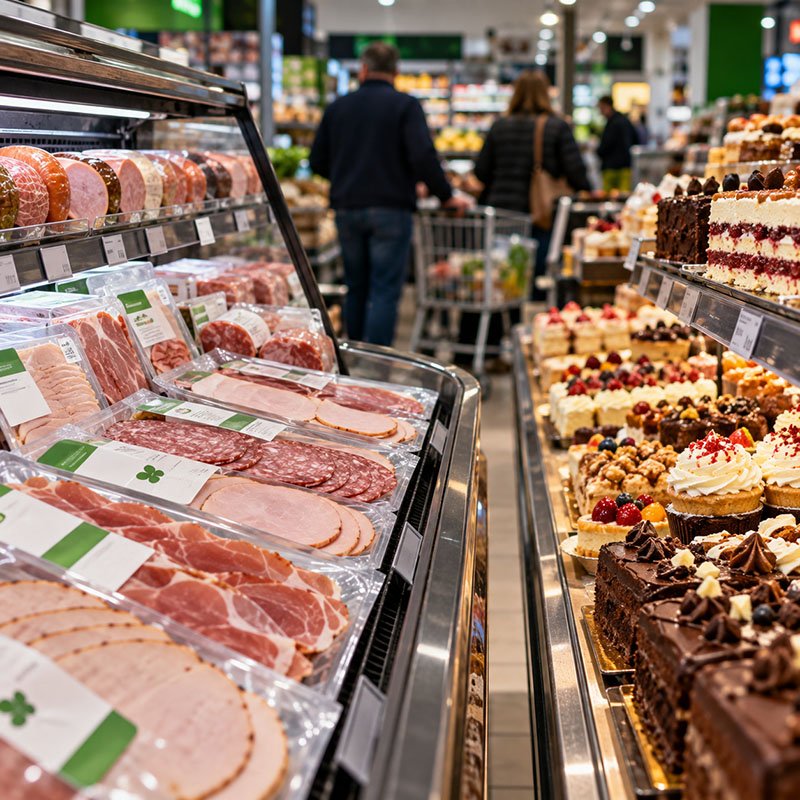 produse alimentare cu etichete nutriționale