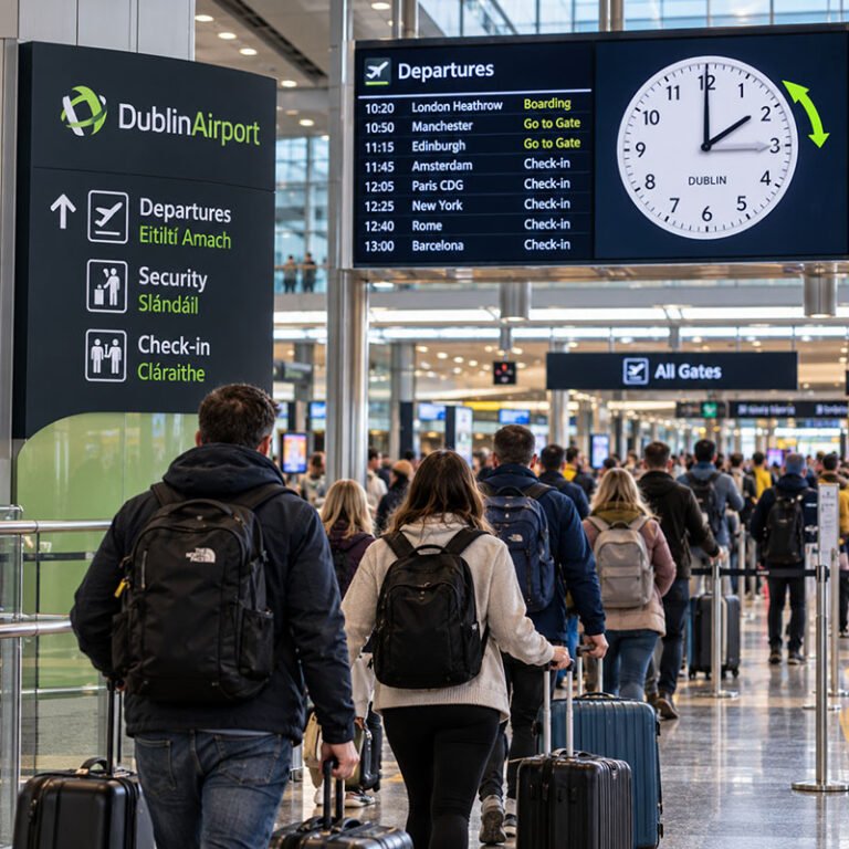 Terminal aeroport Dublin aglomerat