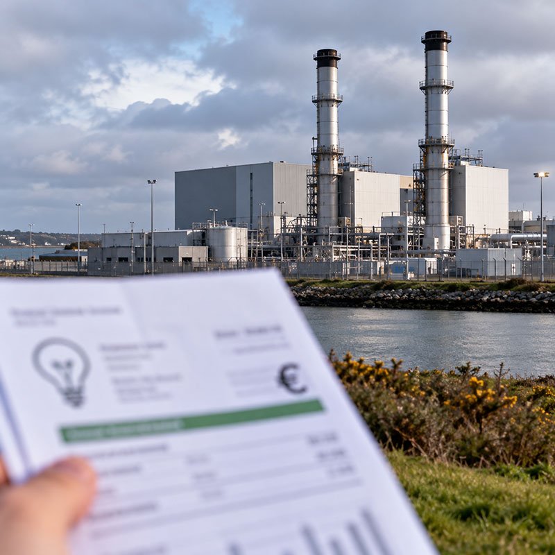 centrală electrică temporară în Irlanda