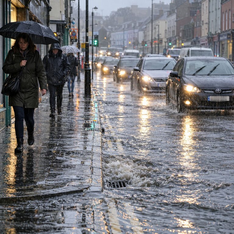 cer innorat si vant puternic in Irlanda
