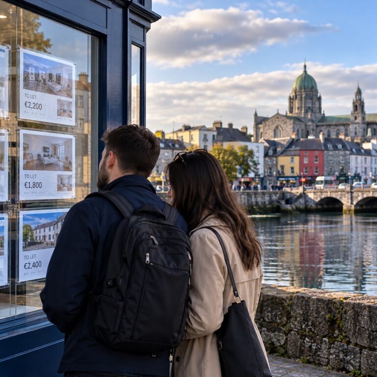 clădiri rezidențiale în oraș irlandez