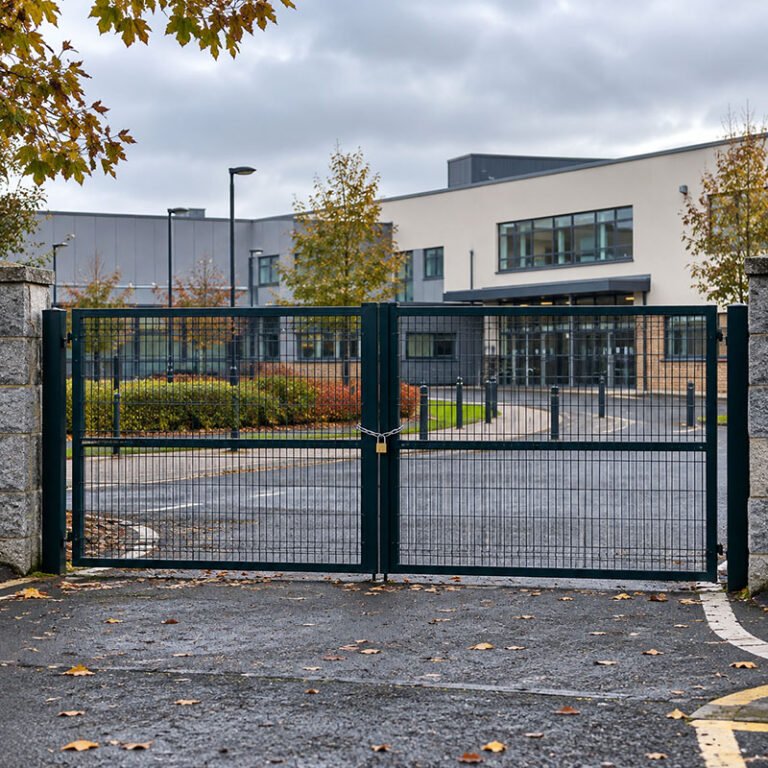 Intrarea unei școli în Irlanda