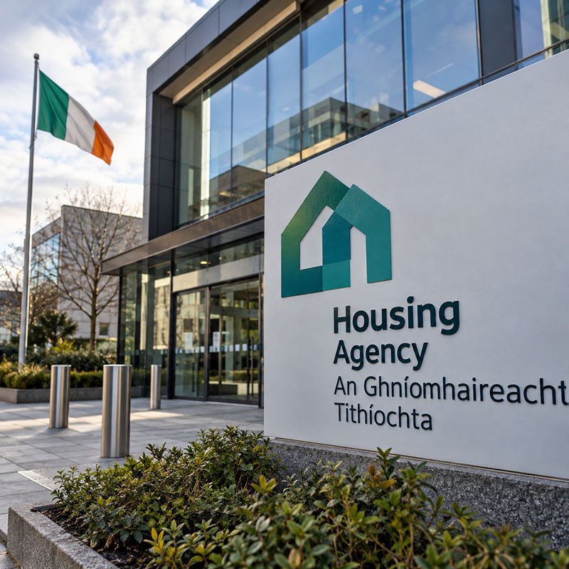 clădire agenția locuințelor Irlanda