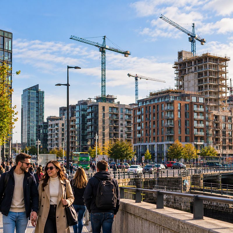 blocuri de apartamente în construcție în Dublin