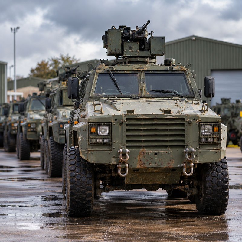 vehicul blindat militar în teren
